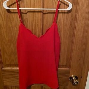 Red tank top
